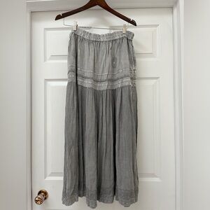 Papaya Moon Rayon Bohemian Maxi Skirt M-L